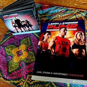Les Mills Pump 10 DVD workout system with guide book